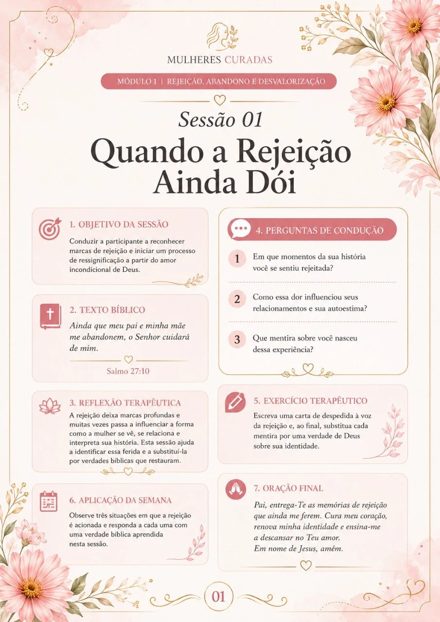 Sessão 01 — Quando a rejeição ainda dói